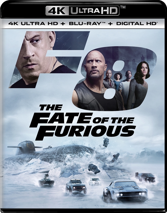 The Fate of the Furious 4K (2017) UHD Ultra HD Blu-ray