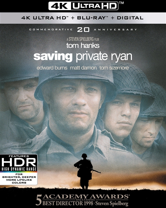 Saving Private Ryan 4K (20th Anniversary)(1998) Ultra HD Blu-ray