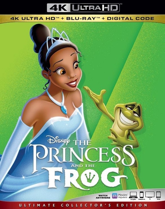 The Princess and the Frog in 4K Ultra HD Blu-ray