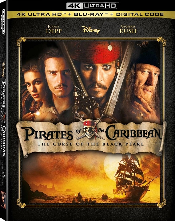 Pirates of the Caribbean: The Curse of the Black Pearl in 4K Ultra HD Blu-ray at HD MOVIE SOURCE
