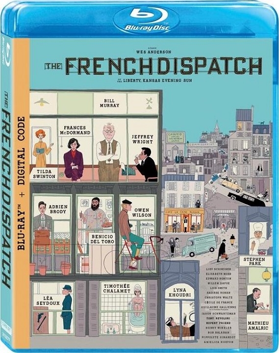 The French Dispatch Blu-ray