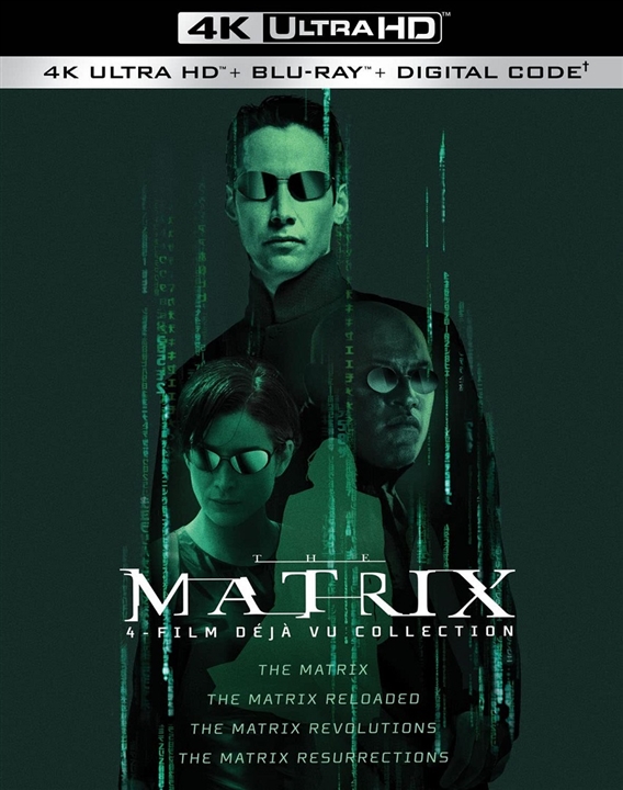 The Matrix Deja Vu 4 Film Collection in 4K Ultra HD Blu-ray at HD MOVIE SOURCE