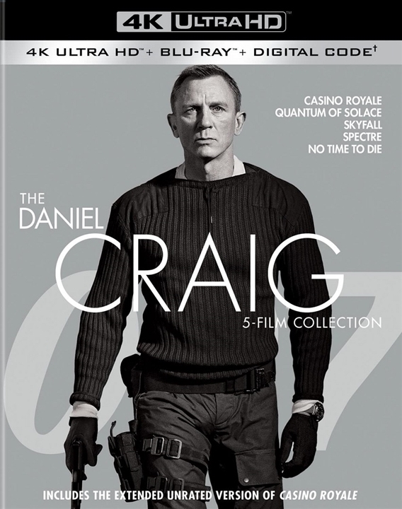 Daniel Craig 5 Film Collection in 4K Ultra HD Blu-ray at HD MOVIE SOURCE