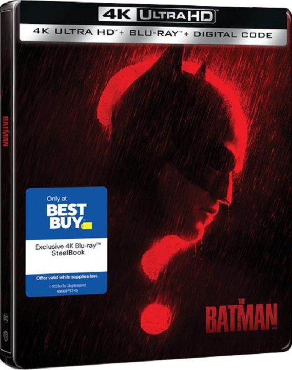 The Batman 2022 SteelBook in 4K Ultra HD Blu-ray at HD MOVIE SOURCE