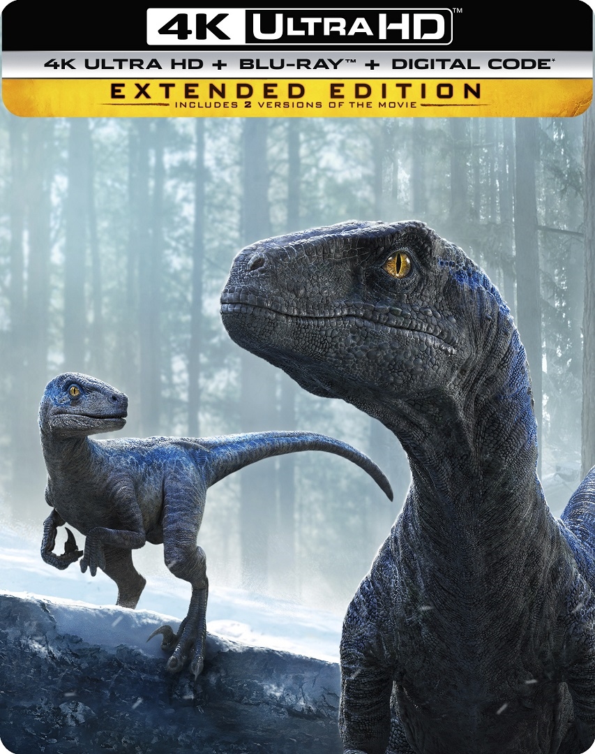 Jurassic World Dominion SteelBook in 4K Ultra HD Blu-ray at HD MOVIE SOURCE