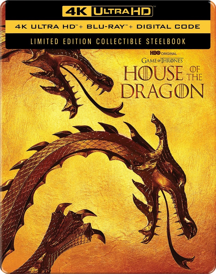 House of the Dragon Season 1 SteelBook in 4K Ultra HD Blu-ray at HD MOVIE SOURCE