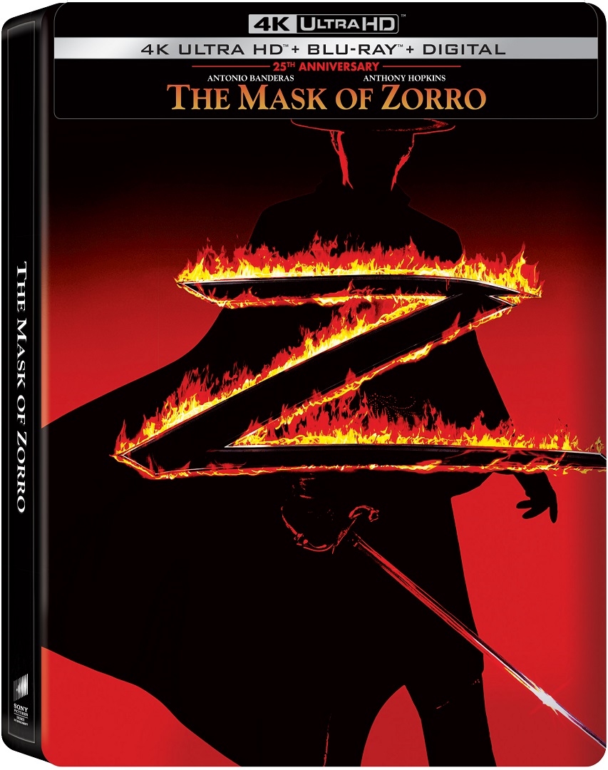 The Mask of Zorro SteelBook in 4K Ultra HD Blu-ray at HD MOVIE SOURCE