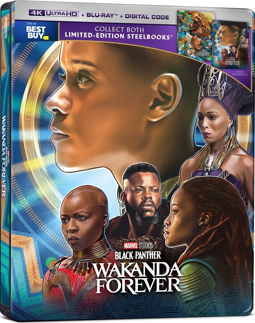 Black Panther Wakanda Forever Warriors SteelBook in 4K Ultra HD Blu-ray at HD MOVIE SOURCE