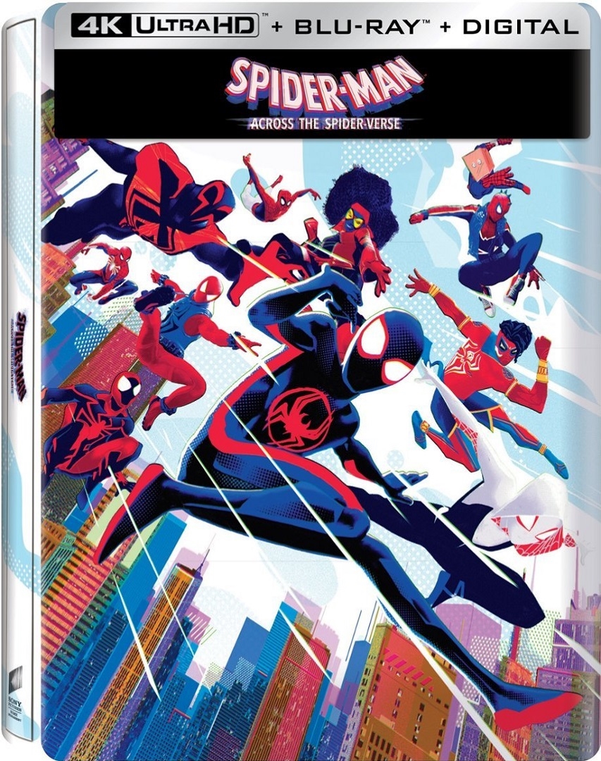 Spider-Man: Across the Spider-Verse SteelBook in 4K Ultra HD Blu-ray at HD MOVIE SOURCE