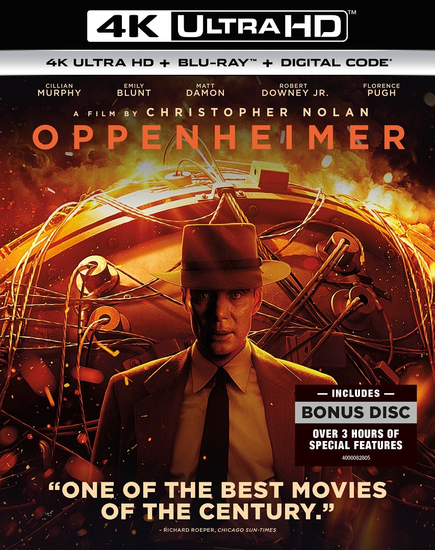 Oppenheimer in 4K Ultra HD Blu-ray at HD MOVIE SOURCE