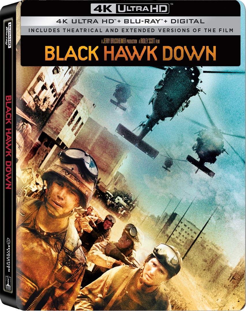 Black Hawk Down SteelBook in 4K Ultra HD Blu-ray at HD MOVIE SOURCE