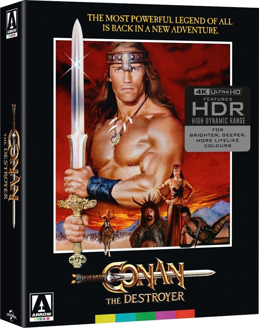 Conan the Destroyer Limited Edition in 4K Ultra HD Blu-ray at HD MOVIE SOURCE