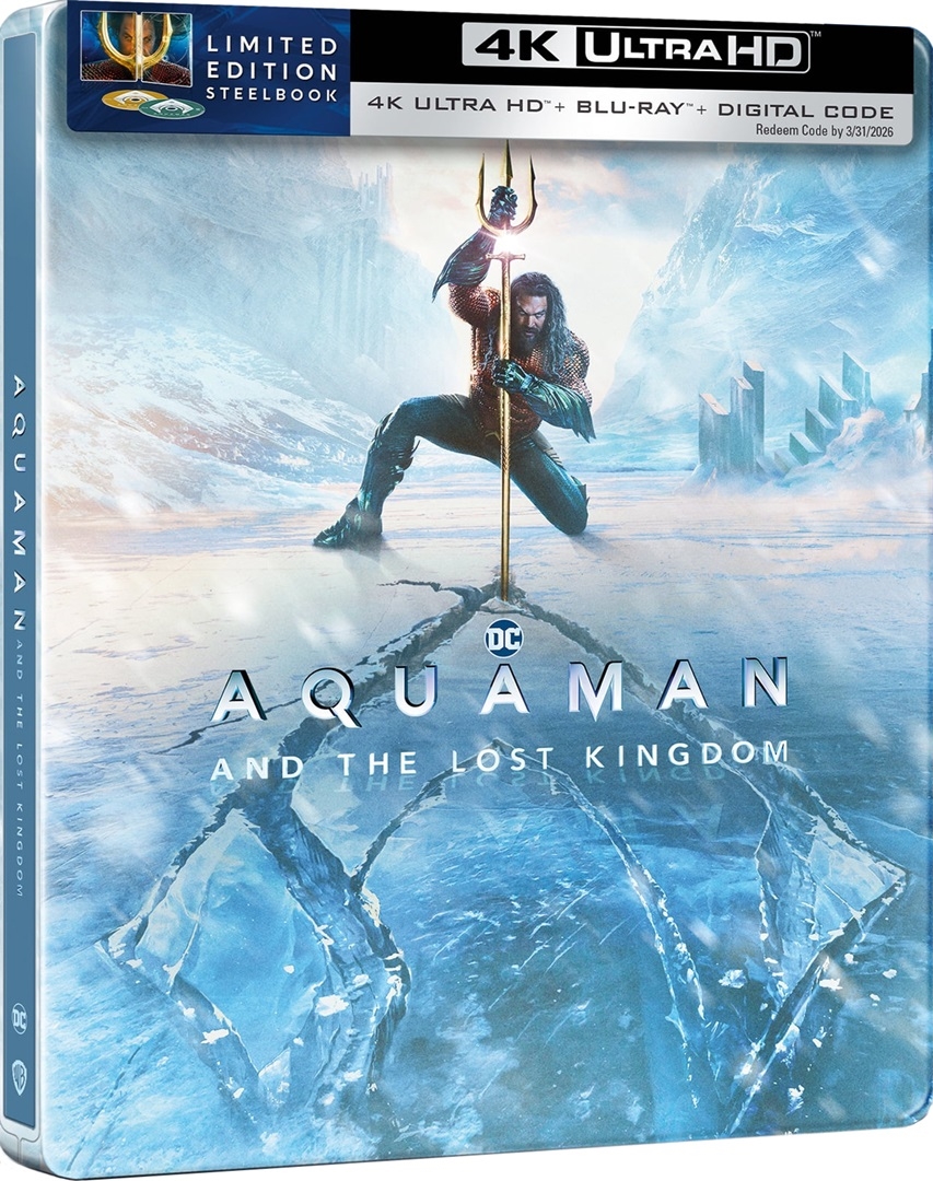 Aquaman and the Lost Kingdom SteelBook in 4K Ultra HD Blu-ray at HD MOVIE SOURCE