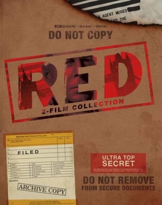 RED: 2-Film Collection (SteelBook) in 4K Ultra HD Blu-ray at HD MOVIE SOURCE