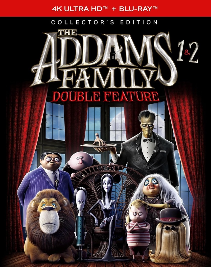 The Addams Family 1 & 2 (Double Feature) in 4K Ultra HD Blu-ray at HD MOVIE SOURCE
