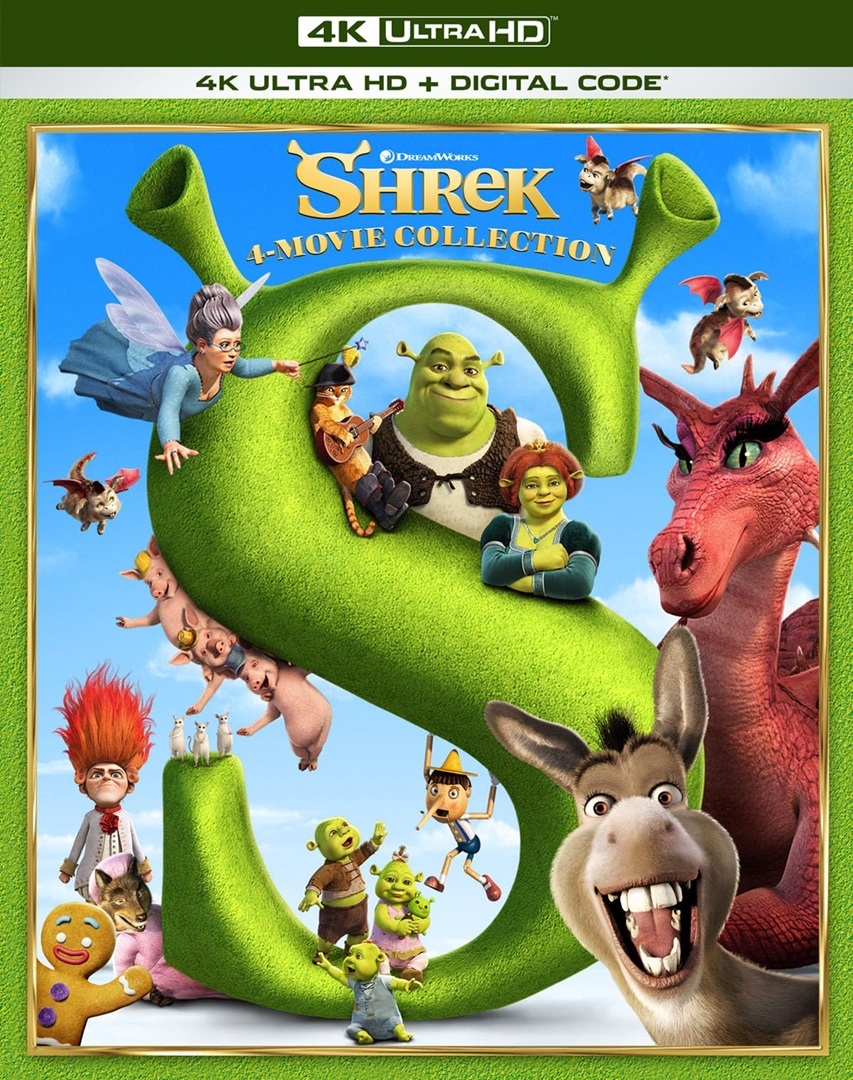 Shrek: 4-Movie Collection in 4K Ultra HD Blu-ray at HD MOVIE SOURCE