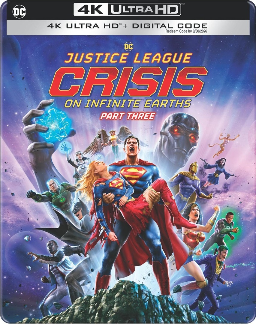 Justice League: Crisis on Infinite Earths, Part Three (SteelBook) in 4K Ultra HD Blu-ray at HD MOVIE SOURCE