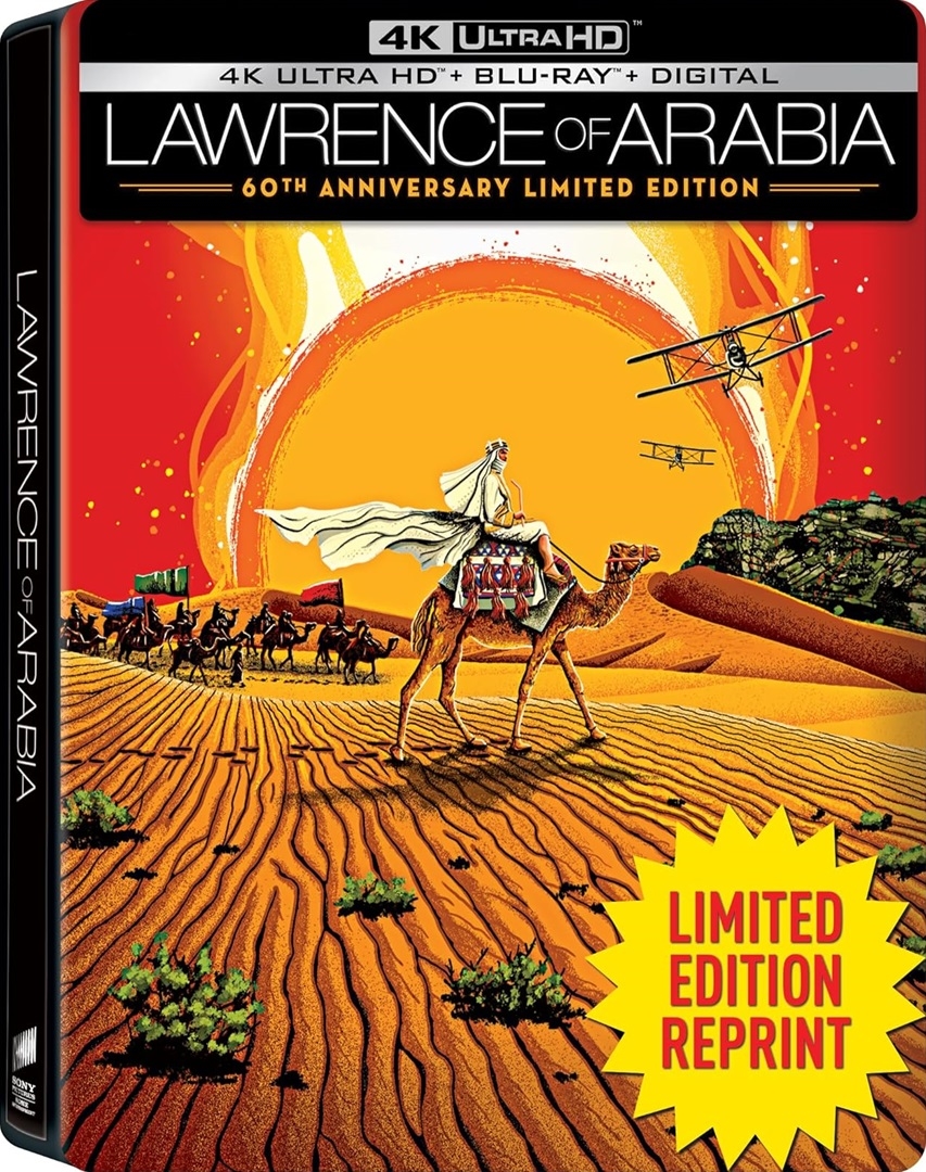 Lawrence of Arabia SteelBook in 4K Ultra HD Blu-ray at HD MOVIE SOURCE